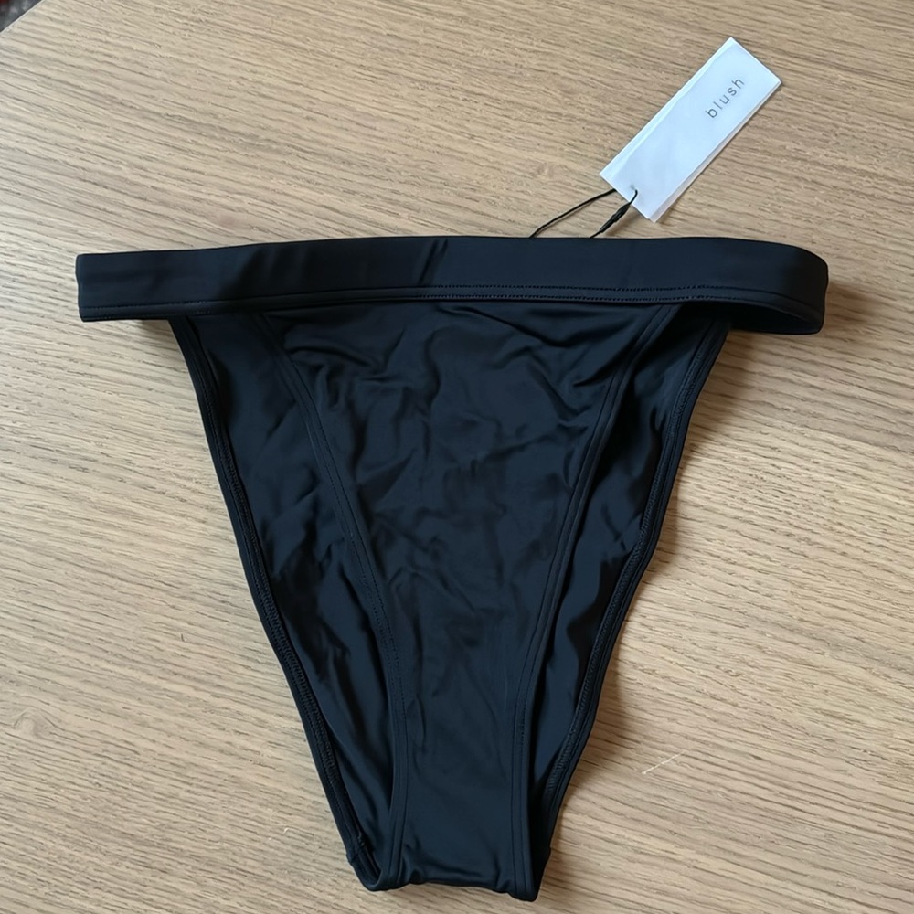 NWT Blush High Leg Bikini Bottoms